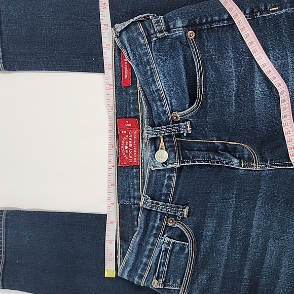 LUCKY BRAND JEANS BROOKLYN SKINNY SIZE 0/25R - Picture 5 of 7